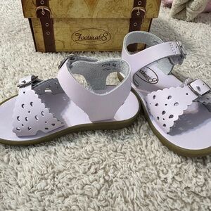 FootMates Kids Sandals - Light Pink and Tan